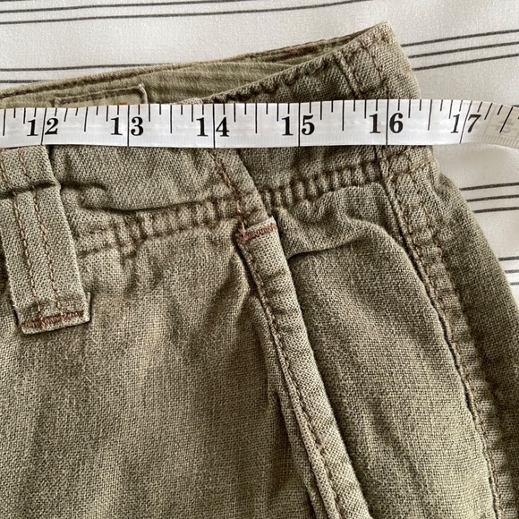 Men' CARGOT SHORTS 100% LINEM size 31+ - Picture 5 of 9